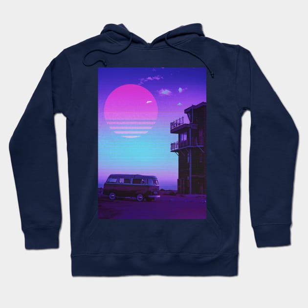 Sunset vibes Hoodie by mrcatguys